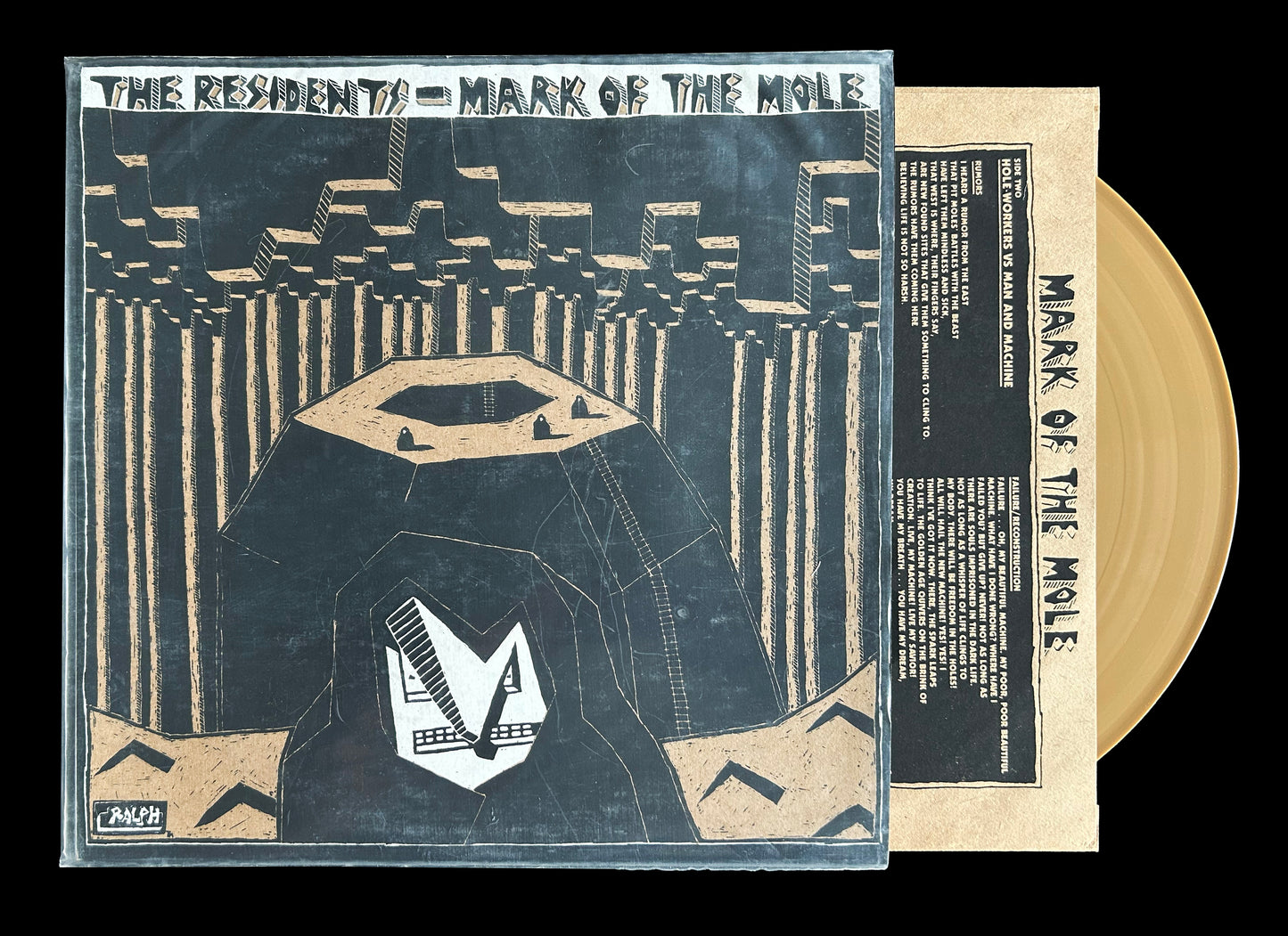 Mark of the Mole/Brown Vinyl Limited Edition (Silk screened cover signed by all four Residents)