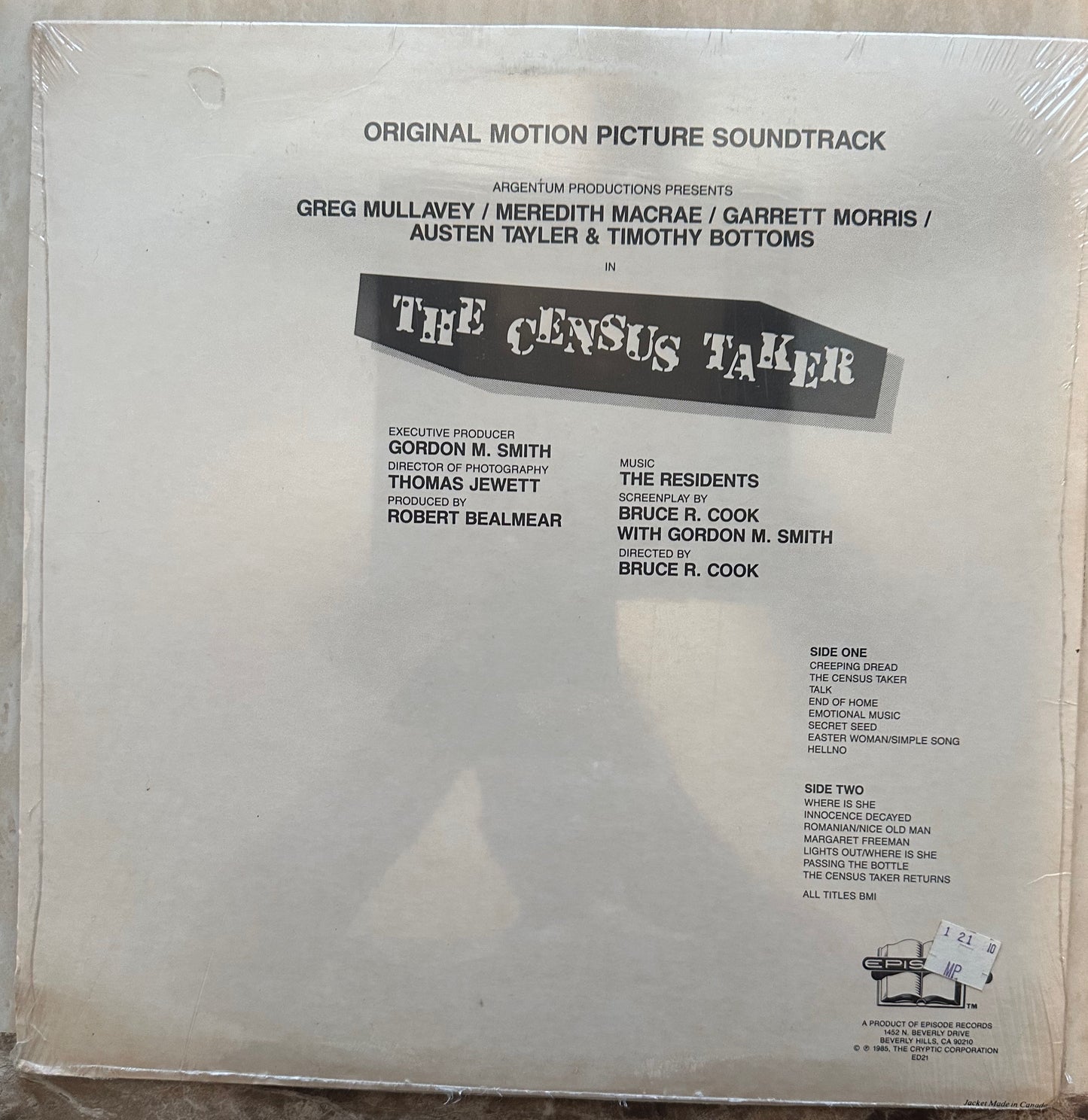 Census Taker OST LP