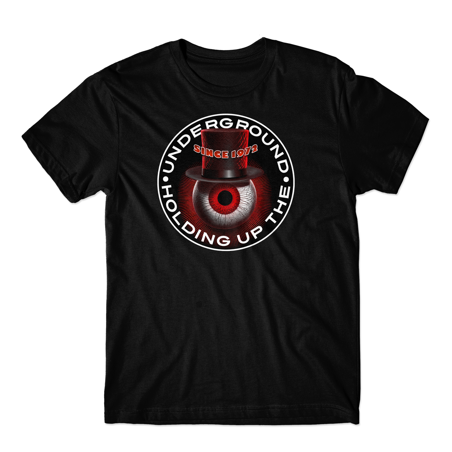 Red Eyeball "Holding Up The Underground" Black T-Shirt