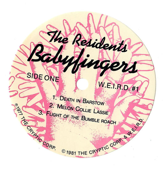 Babyfingers Unused Vinyl Label Set