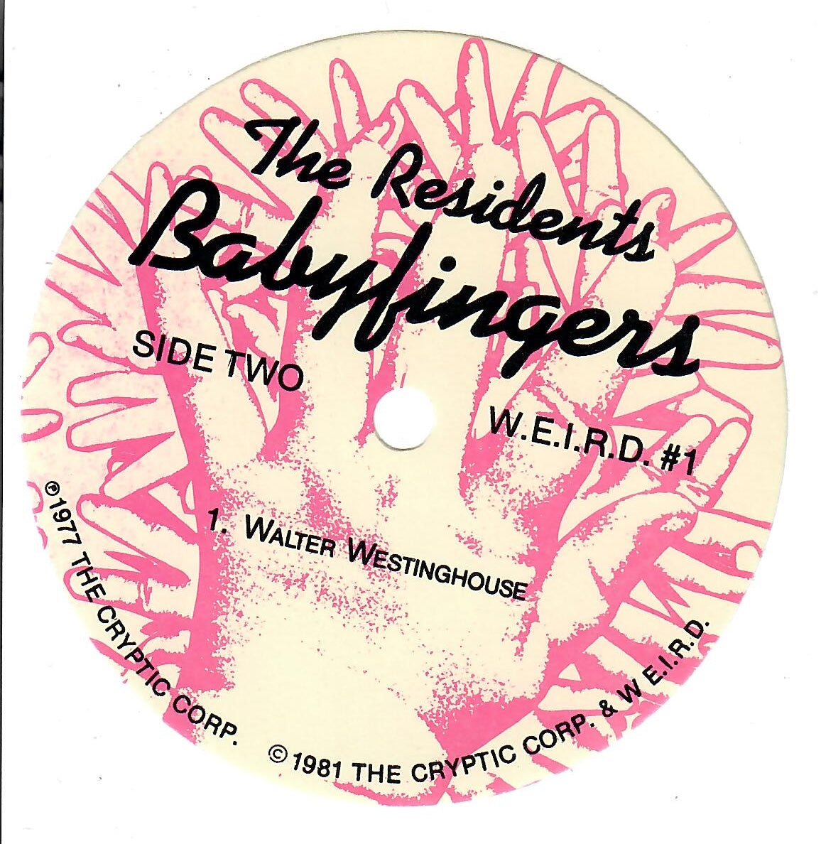 Babyfingers Unused Vinyl Label Set