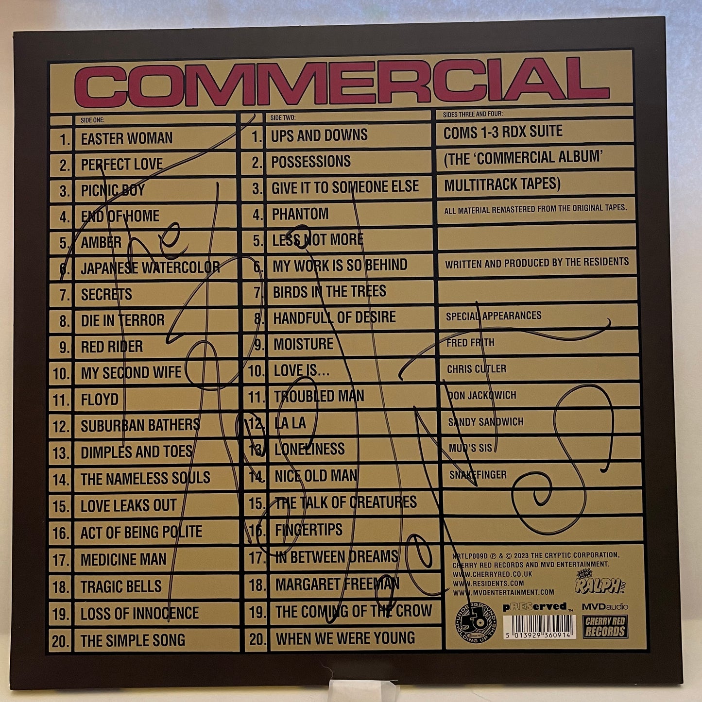The Commercial Album Signed Vinyl/T-Shirt Bundle