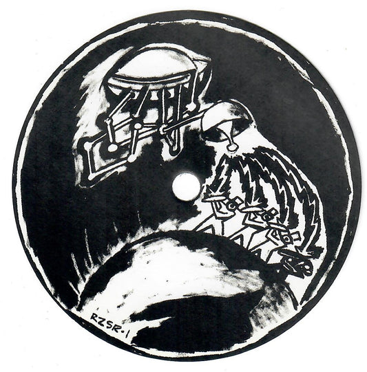 Unused Earth vs. The Flying Saucers Vinyl Label