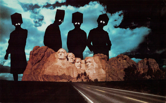 The Residents At Mount Rushmore Promotional Postcard