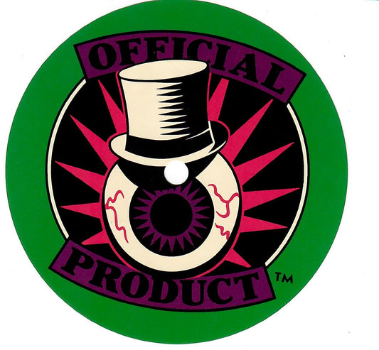 Official Product Vinyl Label Unused